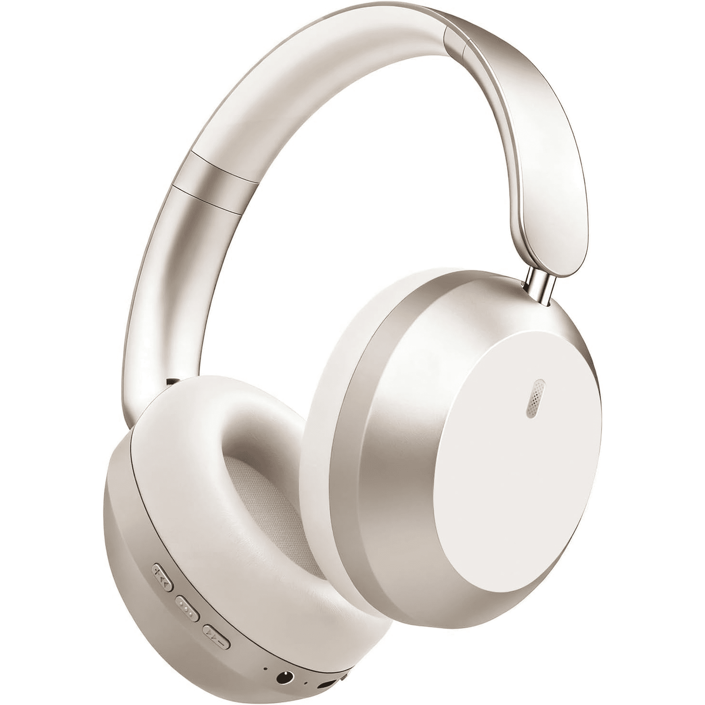 Bluetooth Headphones Over Ear, 58Hrs Playtime Wireless Headphones,Bass Boosted by 90%,Lightweight Headset with Deep Bass, Clear Call with 4 Noise Cancelling Mics,Low Latency for Travel Work Cellphone