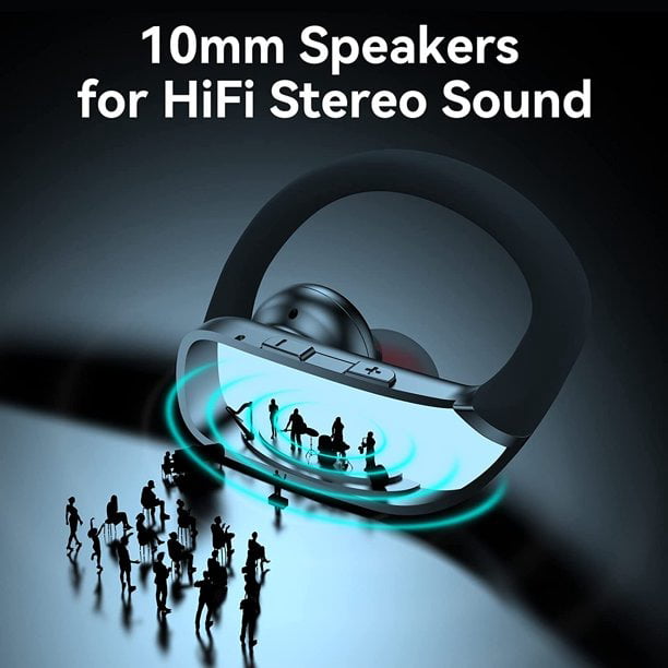 Wireless Earbuds Bluetooth Headphones 48hrs Play Back Sport Earphones with LED Display Over-Ear Buds with Earhooks Built-in Mic Headset for Workout