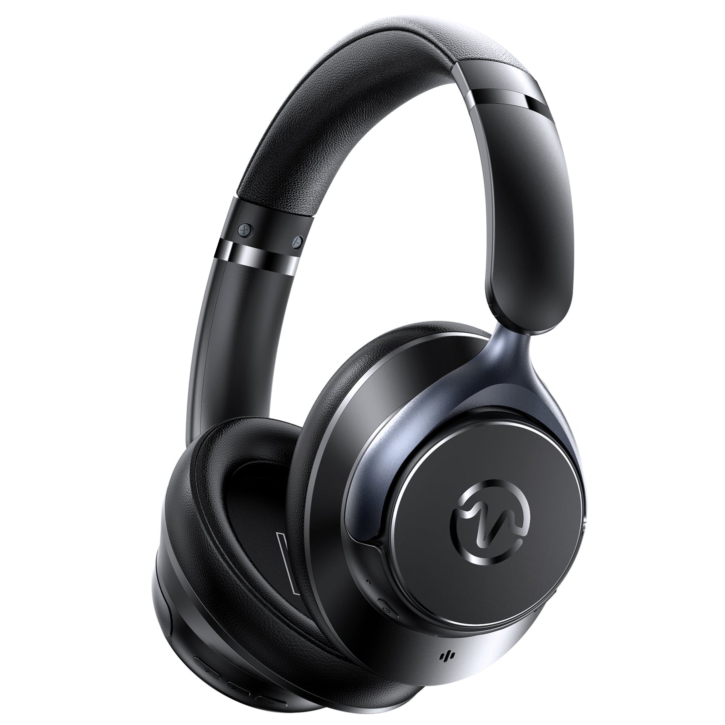 Active Noise Cancelling Headphones,60H Playtime Bluetooth 6.0 Wireless Headphones with Hi-Res Audio, Over Ear Headphones with Microphone, Deep Bass,Comfort Fit,Foldable Headset for Travel Office Game
