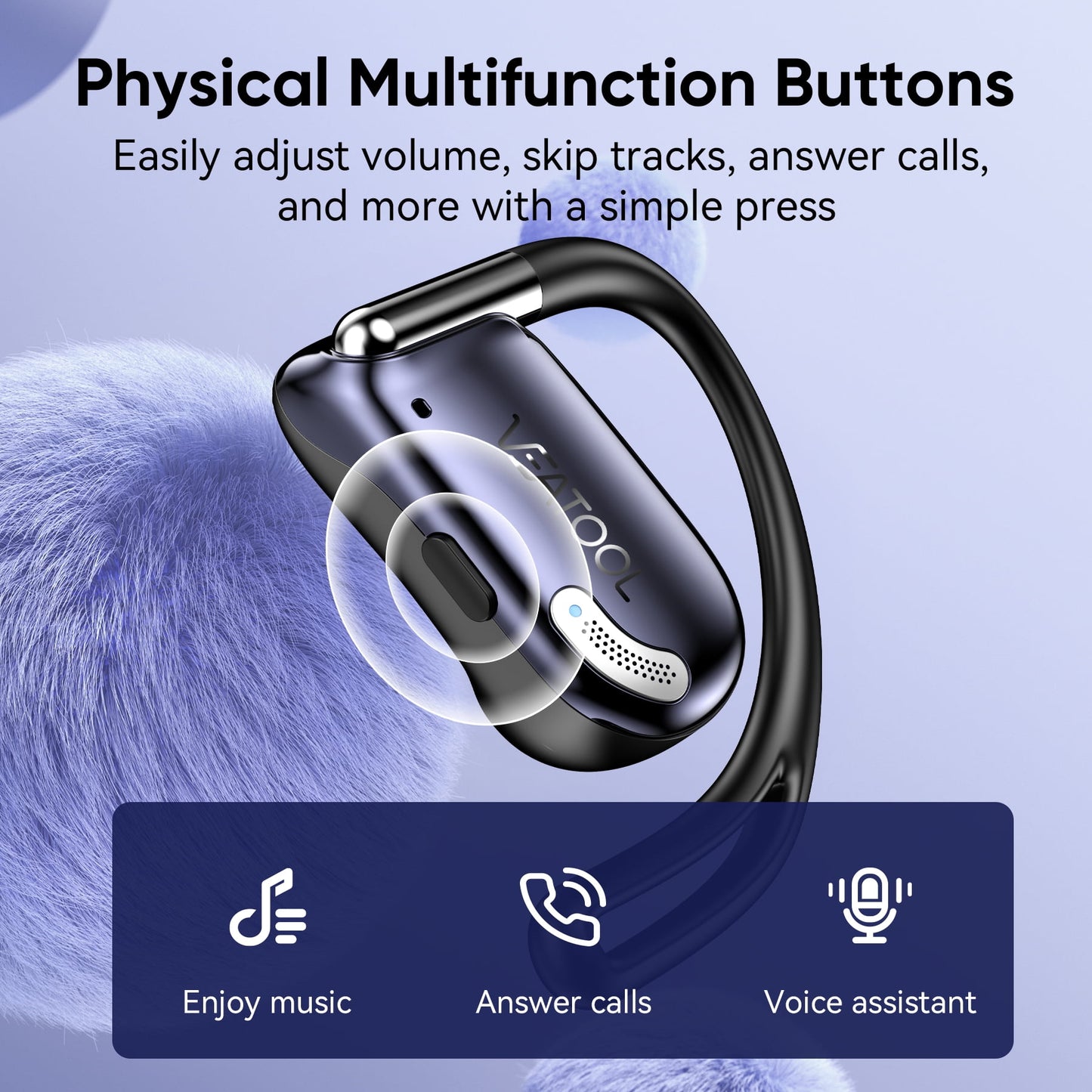 AI Translation Earbuds Real Time, 164 Language Translator Earbuds 4-in-1 Translation Headphones, Audifonos Traductores Inglés Español Open Ear Headphones with Audio and Video Calls, For Business
