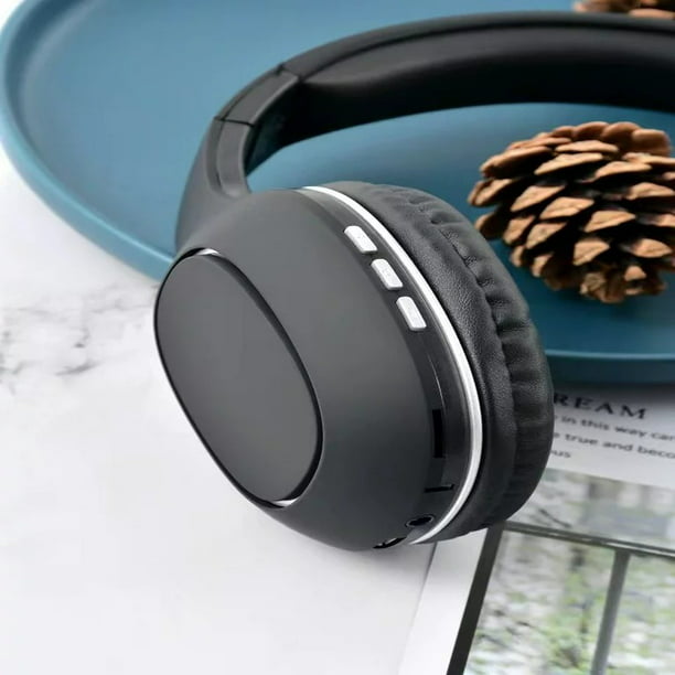 Bluetooth Headphones Over Ear, Bluetooth V5.0 Wireless Headphones with Microphone,Foldable Lightweight Headset with Deep Bass,HiFi Stereo Sound for Travel Work Laptop PC Cellphone