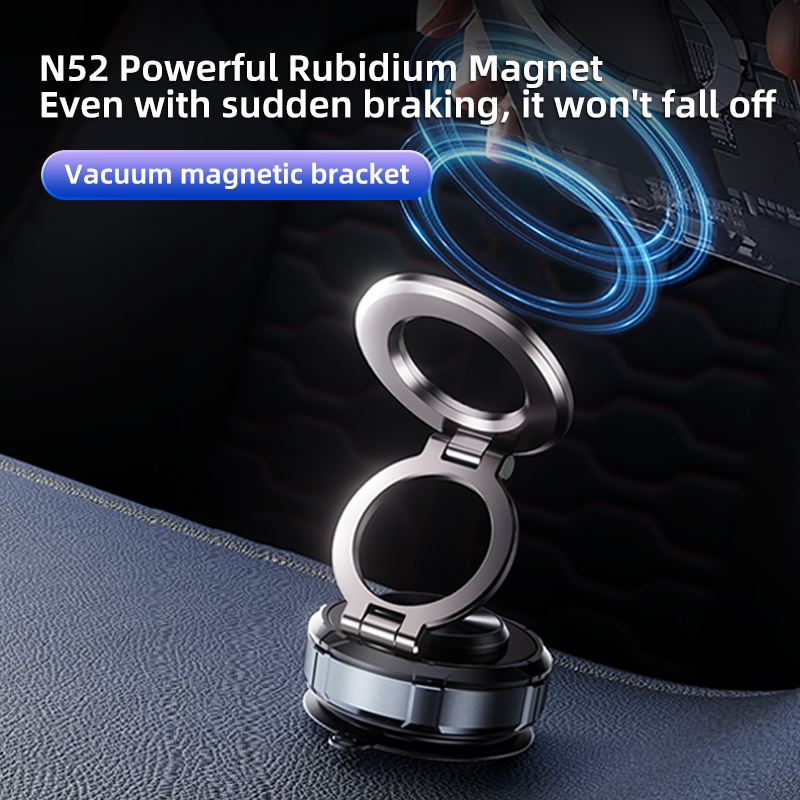 Car Phone Holder for Magsafe 78+LBS Strongest Suction & 2400gf Strongest Magnetic] 360° Adjustable Car Phone Mount, Cell Phone Holders for Your Car for All Smartphones & All Car Models