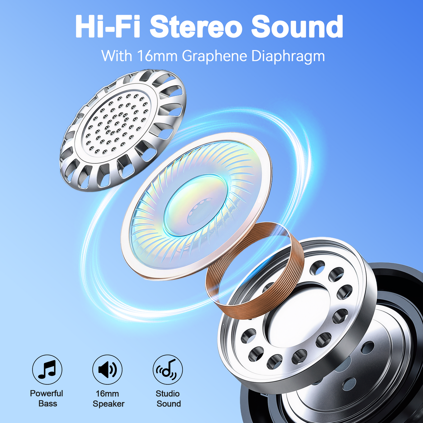 VEAT00L Wireless Earbuds, Bluetooth Headphones,Lightweight Earbuds with Ear Hooks,Bluetooth5.3 Wireless Earphones,88H Playtime, IPX7 Waterproof Running Headphones for Gym