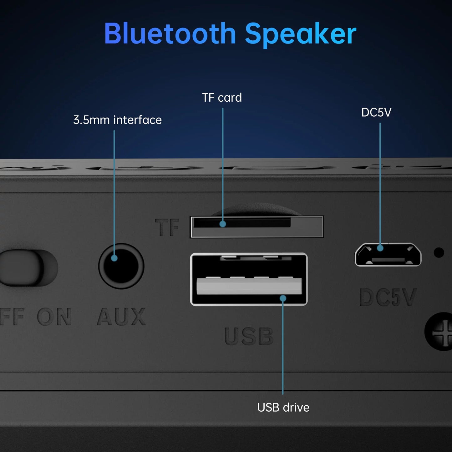 Sound Bar for tv, 20W TV Speakers Wireless Bluetooth Sound Bar with 3D Surround Sound System, Enhanced Bass Technology, Optical/Aux/USB Compatible- 16 Inch