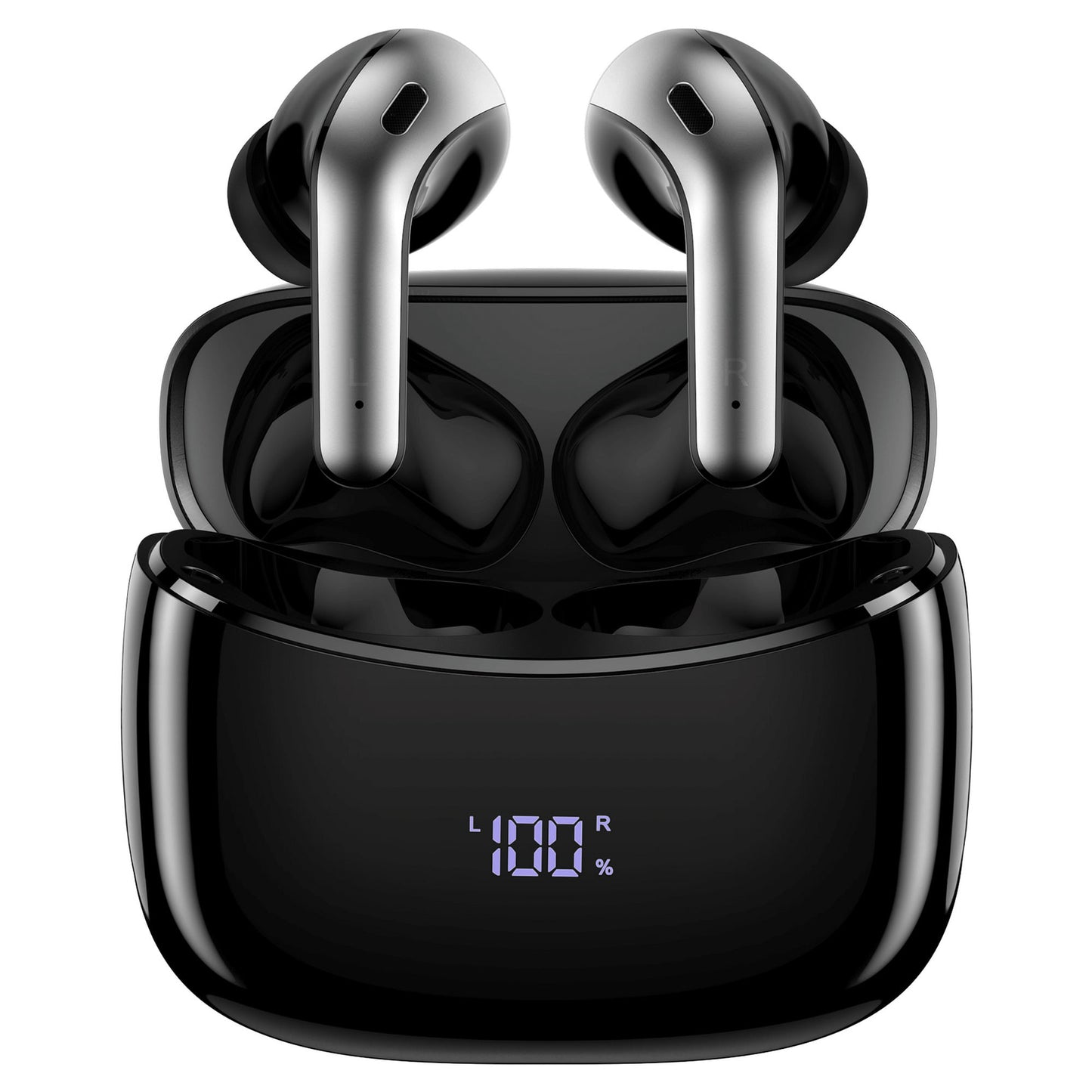 Wireless Earbuds, Bluetooth Headset with Microphone Touch Control , IPX7 Waterproof, High-Fidelity Stereo Earphones for Sports and Work，Compatible with iPhone 13 Pro Max XS XR Samsung Android
