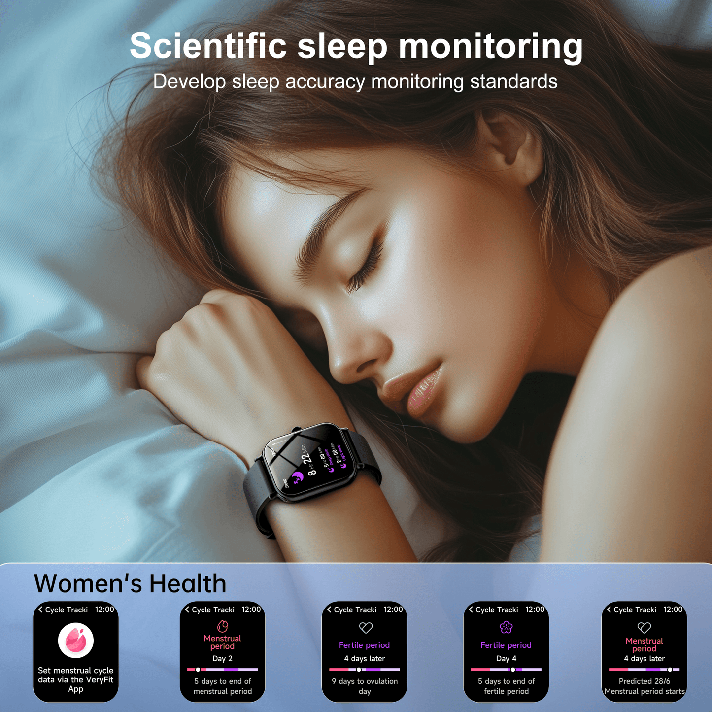 STA Smart Watch for Android and iPhone,1.95"Smartwatch for Men Women,Answer/Make Call,180+ Sports Modes Fitness Activity Tracker,IP68 Waterproof (Black)