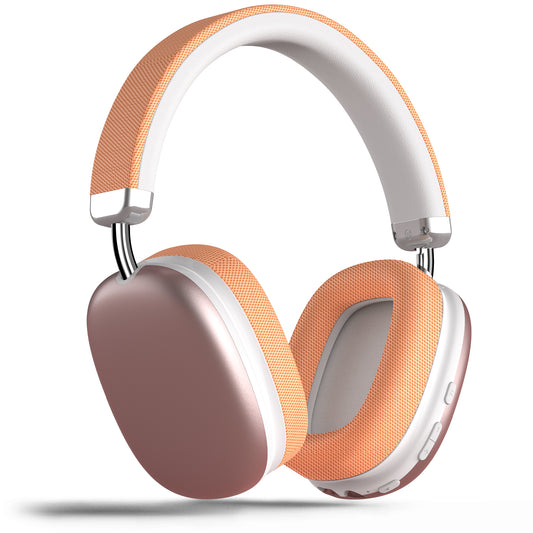 Bluetooth Headphones Over Ear, 65Hrs Playtime Wireless Headphones,Bass Boosted by 90%,Lightweight Headset with Deep Bass, Clear Call with 4 Noise Cancelling Mics,Low Latency for Travel Work Cellphone