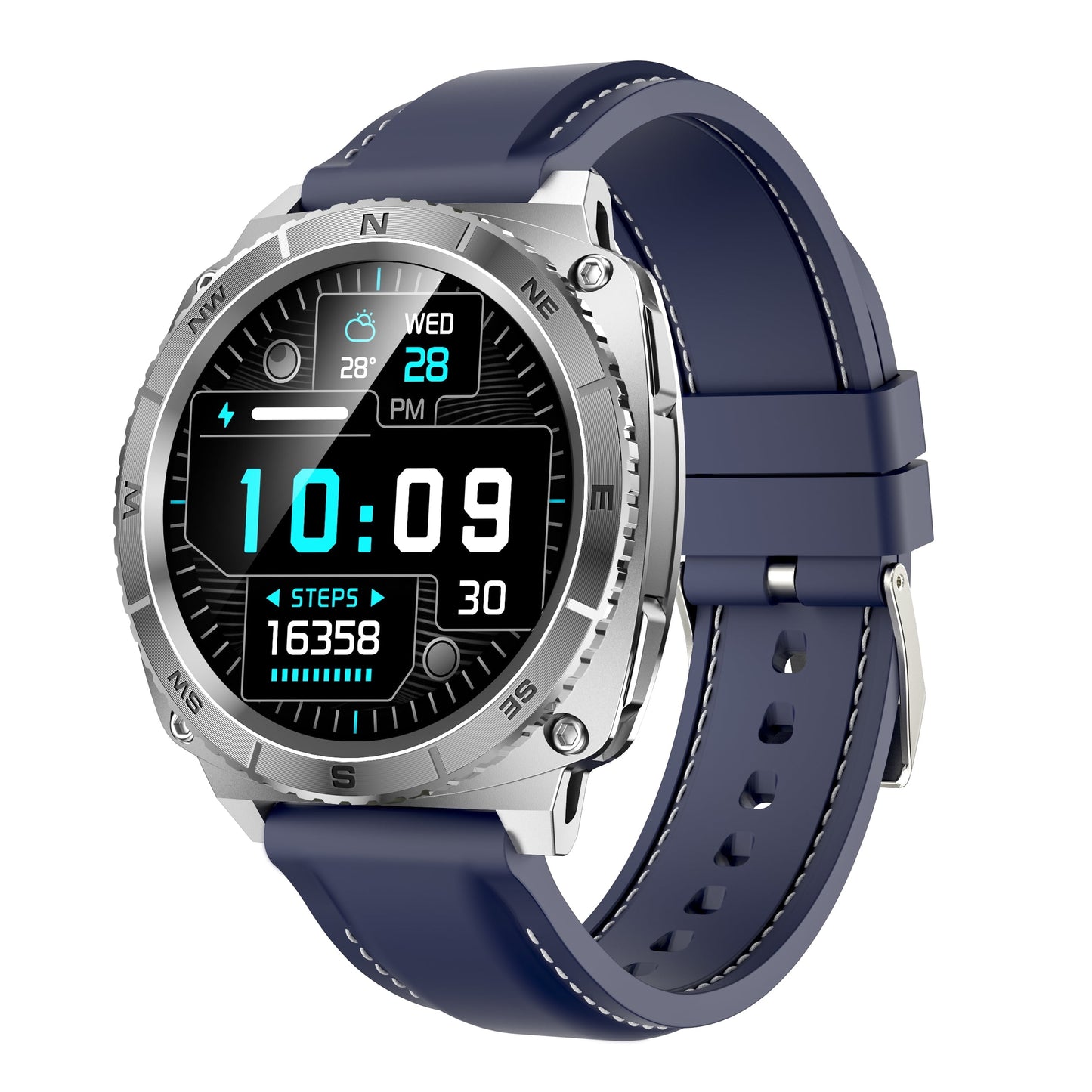 Smart Watch for Android and iPhone, Rotation Waterproof with Mechanical Feel Smartwatch for Women Men 1.43-inch Fitness Tracker, Smart Watch with Bluetooth Call(Answer/Make Calls)