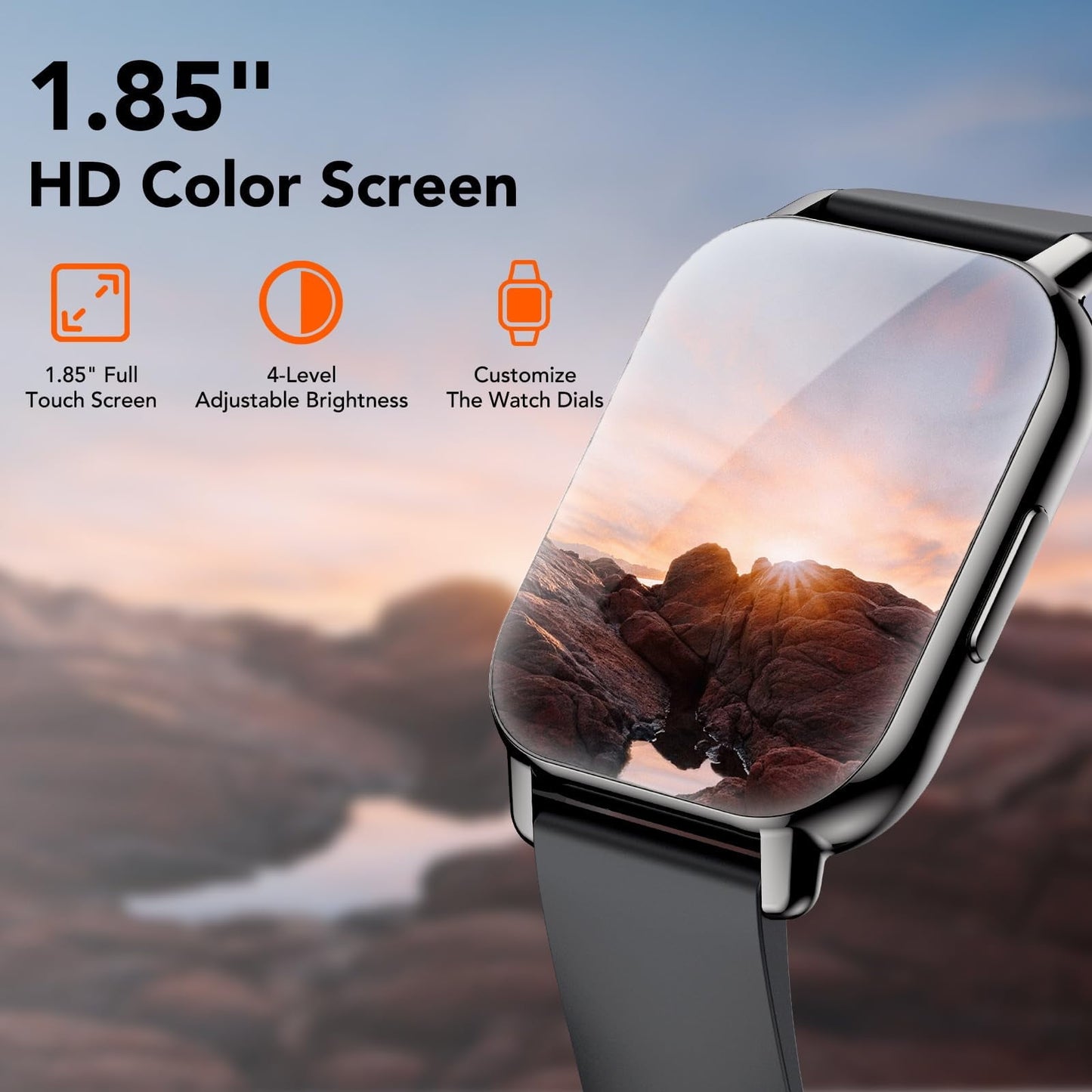 Smartwatch for Men Women IP68 Waterproof, 112 Sport Modes, Fitness Activity Tracker,Smart Watches for Android IOS