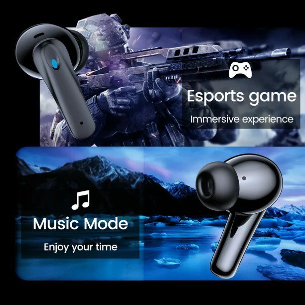 P91 Style True Wireless Earbuds Bluetooth 5.3 ANC+ENC Long Playtime HiFi Headphone Gaming Headset Sports Travel Office Digital LED Display Earphones 2 Mic Android iOS Cell Phone