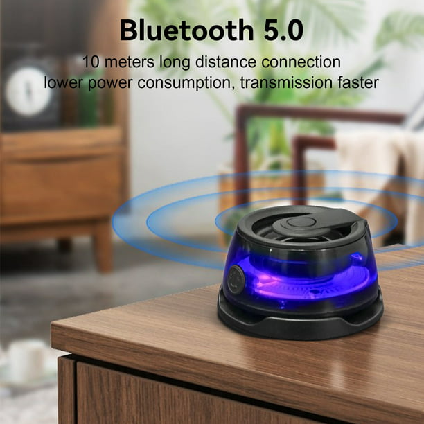 Bluetooth Speakers,Portable Wireless Speaker with 5W Stereo Sound, LED Colorful Lights,Magnetic base,Portable Speaker for Home Game Party Beach Camping